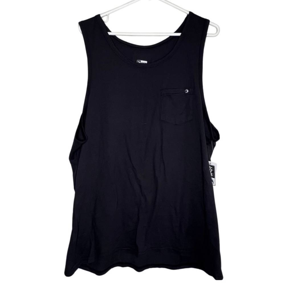 Secret Spot Surf Shop OBX Pigment Dyed Men’s Black Cotton Tank Size XXL